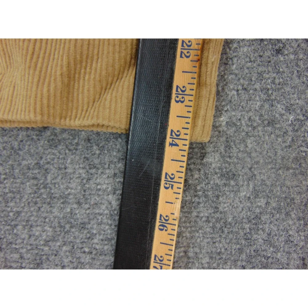 True Religion Cargo Pants Mens 31‎ Tan Solid Corduroy Y2K Streetwear Gorpcore